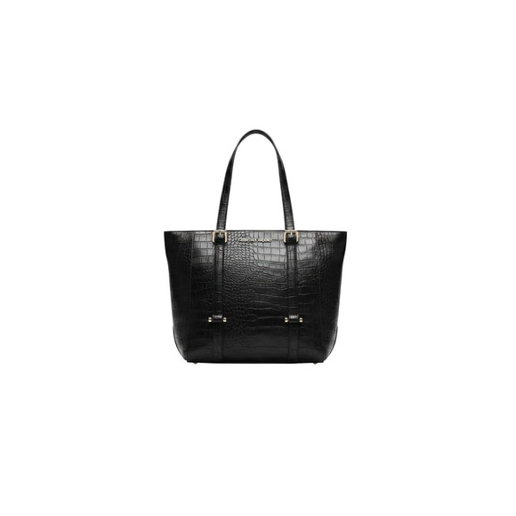 Christian Siriano Handbags - Christian Siriano Tote Bag Womens Large Black New Croc Embossed Faux Leather